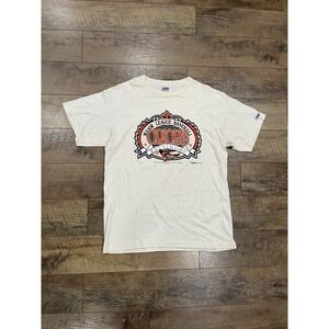 Vintage 1993 Baltimore Orioles Retro Graphic T-Shirt White XL Made In USA 90s